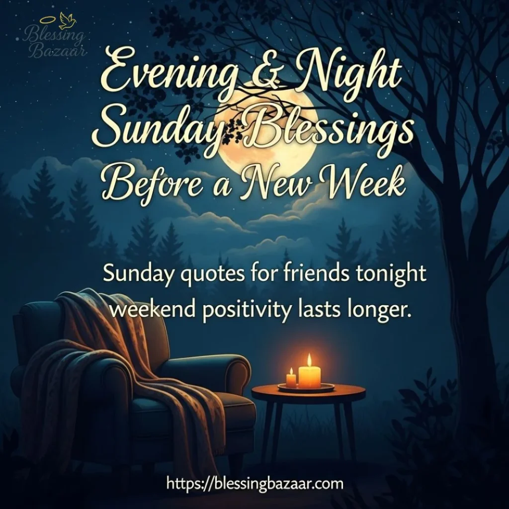 A peaceful setting with a lit candle and a prayer book, representing Sunday night blessings for a positive new week ahead.