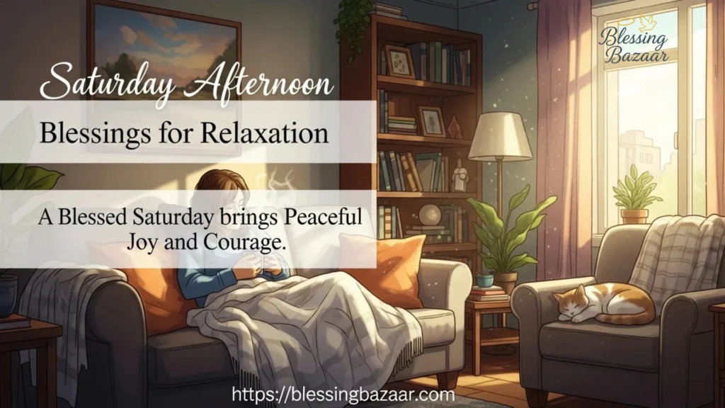 A tranquil Saturday afternoon image, showcasing a cozy space designed for relaxation and peaceful reflection.