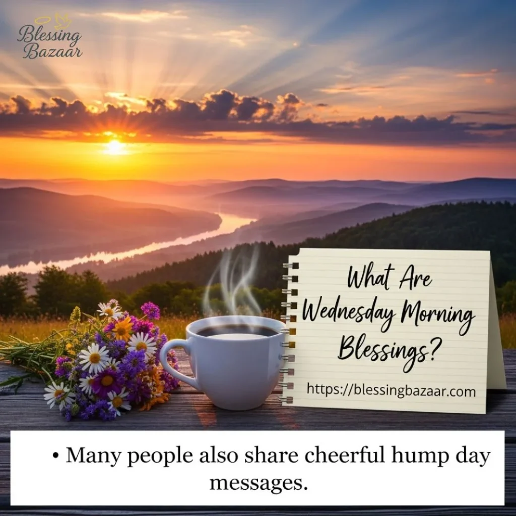 A serene image depicting a peaceful morning scene, symbolizing the concept of Wednesday morning blessings.