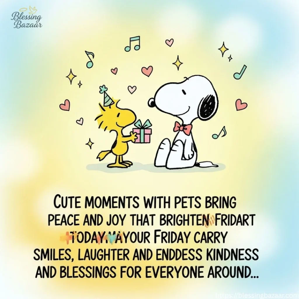 Cute and Funny Friday Blessings (Including Snoopy & More)