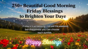 Good Morning Friday Blessings