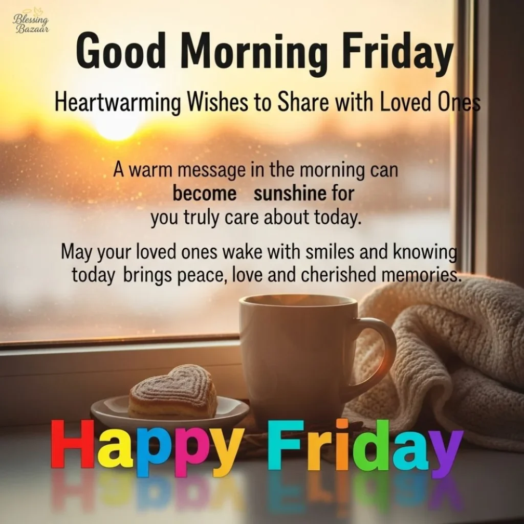 Good Morning Friday Heartwarming Wishes to Share with Loved Ones
