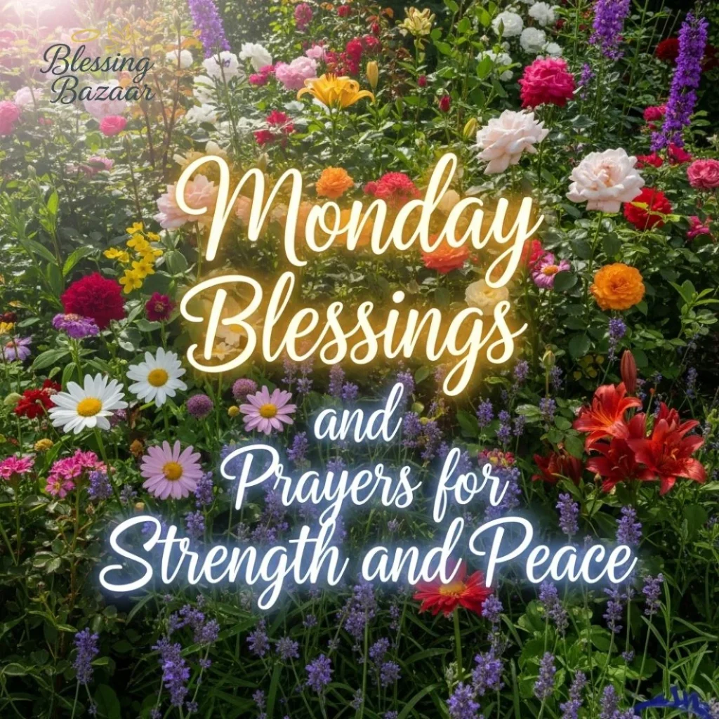 Monday Blessings and Prayers for Strength and Peace