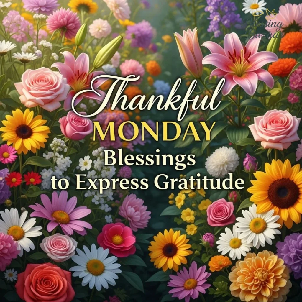 Thankful Monday Blessings to Express Gratitude